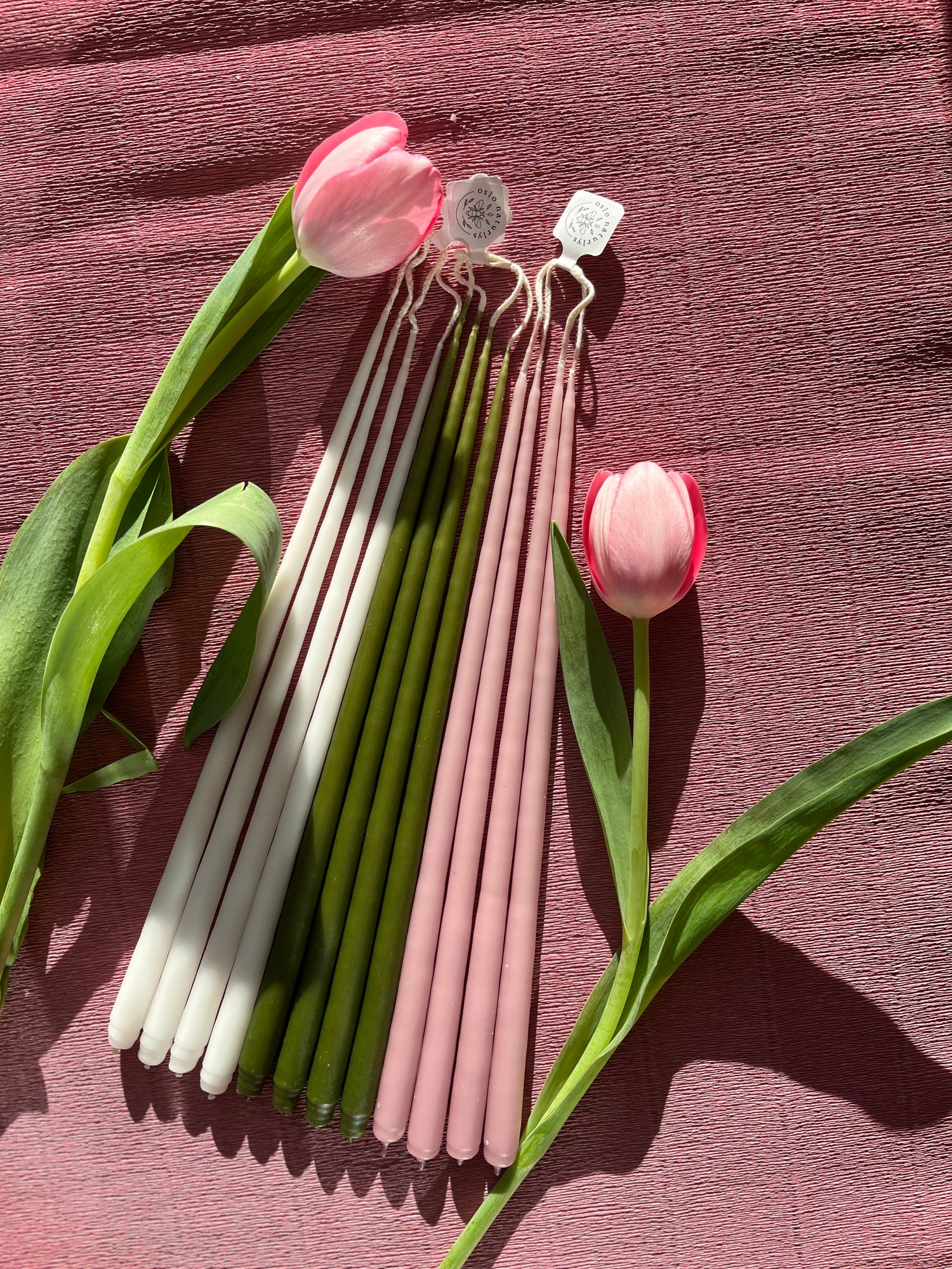 Hånddyppede festlys