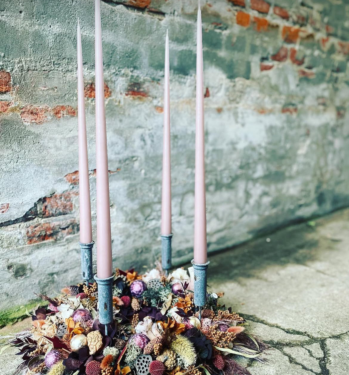 Ekstra lange festlys 2 stk - 46 cm