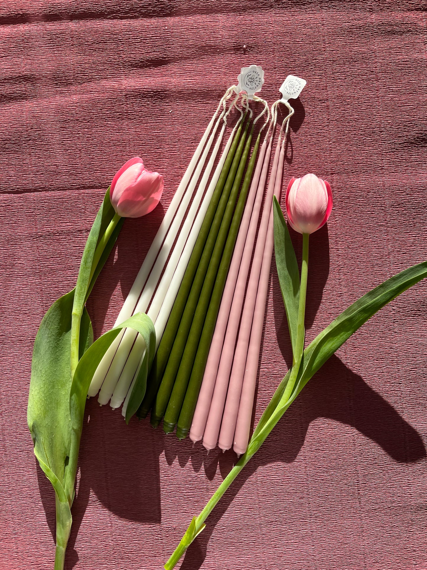 Tynne kertellys - 4 stk - 30 cm